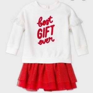 Cat & Jack 3-6 mo Girls Matching Top and Tutu